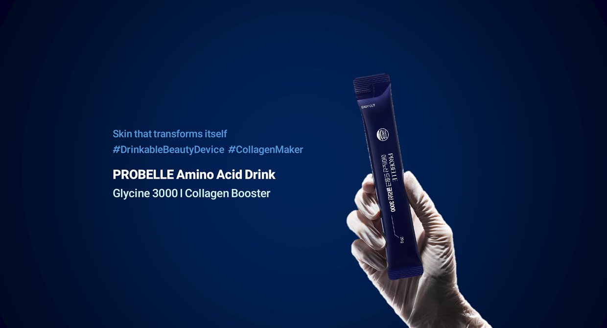 PROBELLE Amino Acid Drink — Glycine 3000 Collagen Booster stick
